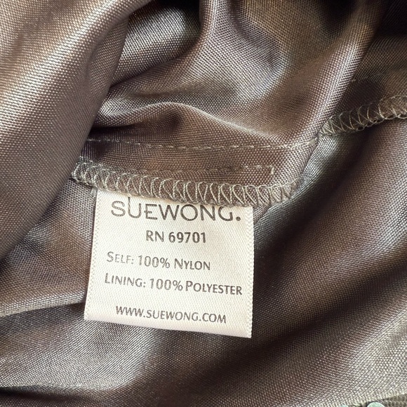 Sue Wong SIZE 2 Charcoal Gray Art Deco Sequin Cocktail Formal Evening Dress, NWT - Picture 9 of 9
